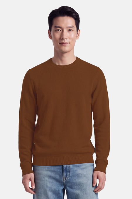 Pull col O - brun