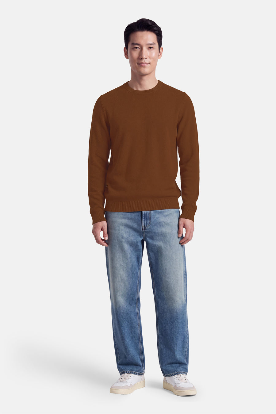 Pull col O - brun
