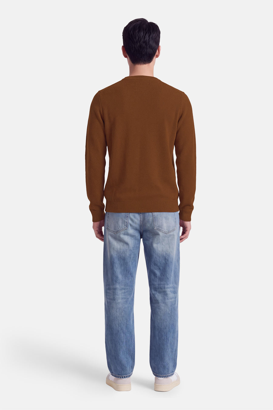 Pull col O - brun