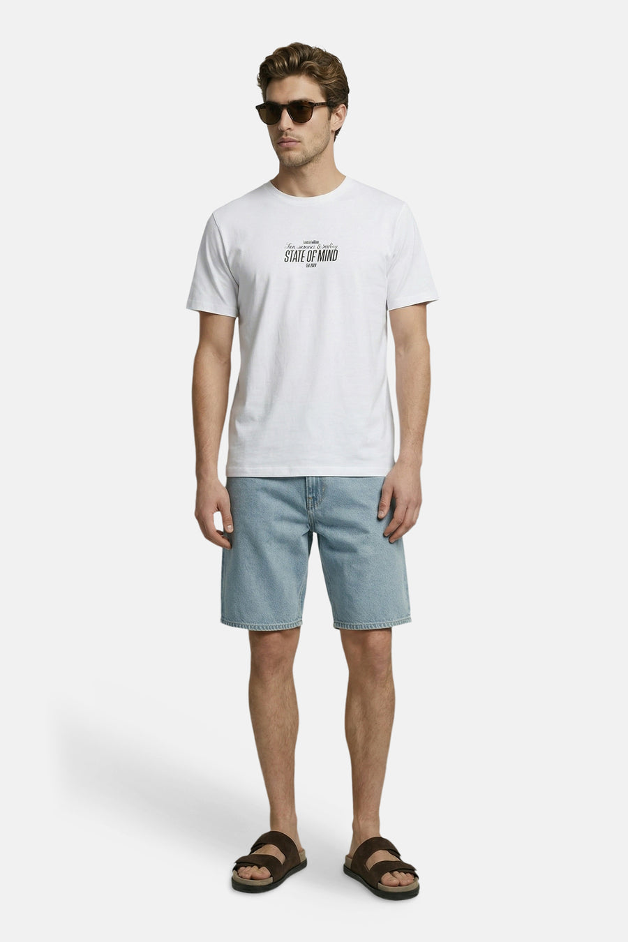 T-shirt (manches courtes) blanc - JJREBEL