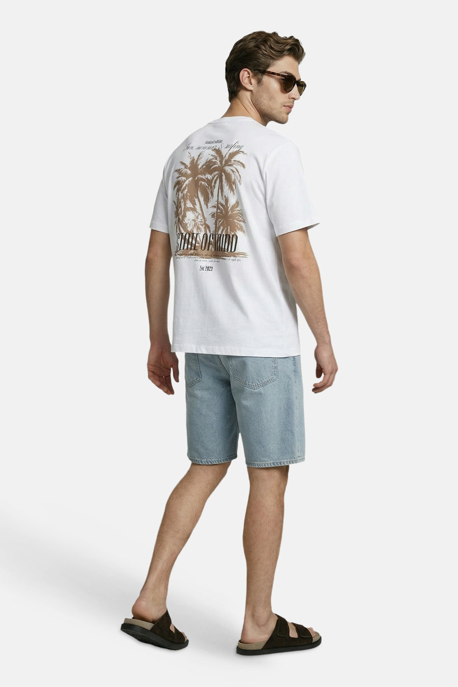 T-shirt (manches courtes) blanc - JJREBEL