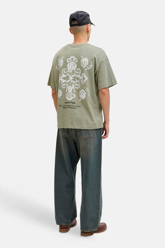 T-shirt (manches courtes) vert - ORIGINALS BY JACK & JONES