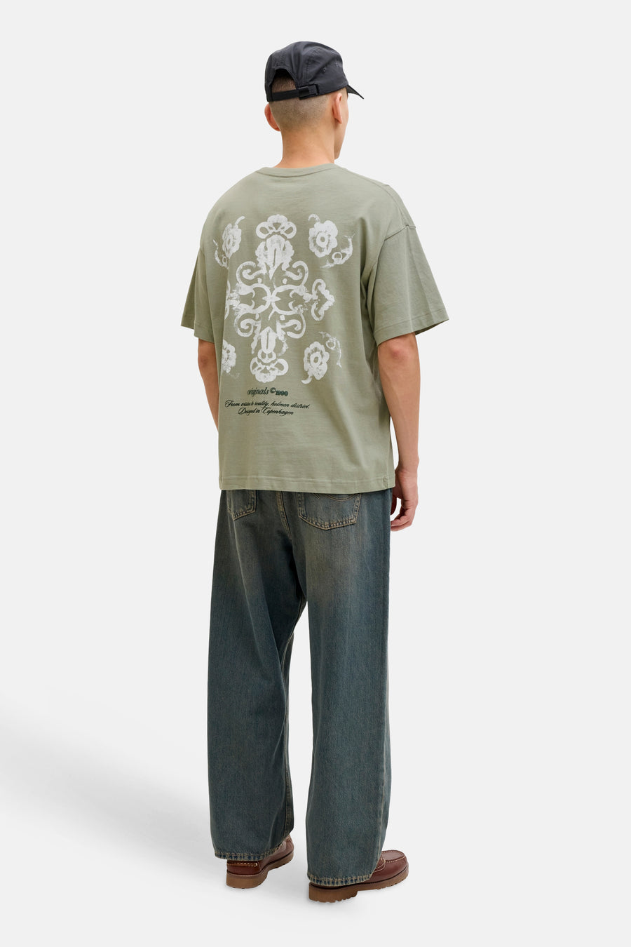 T-shirt (manches courtes) vert - ORIGINALS BY JACK & JONES