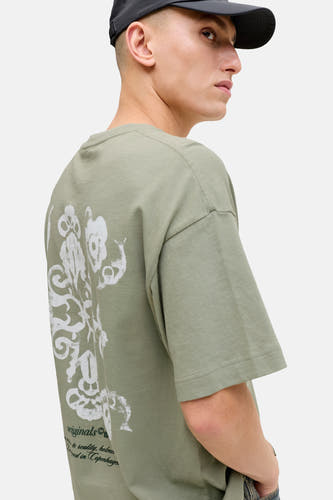T-shirt (manches courtes) vert - ORIGINALS BY JACK & JONES