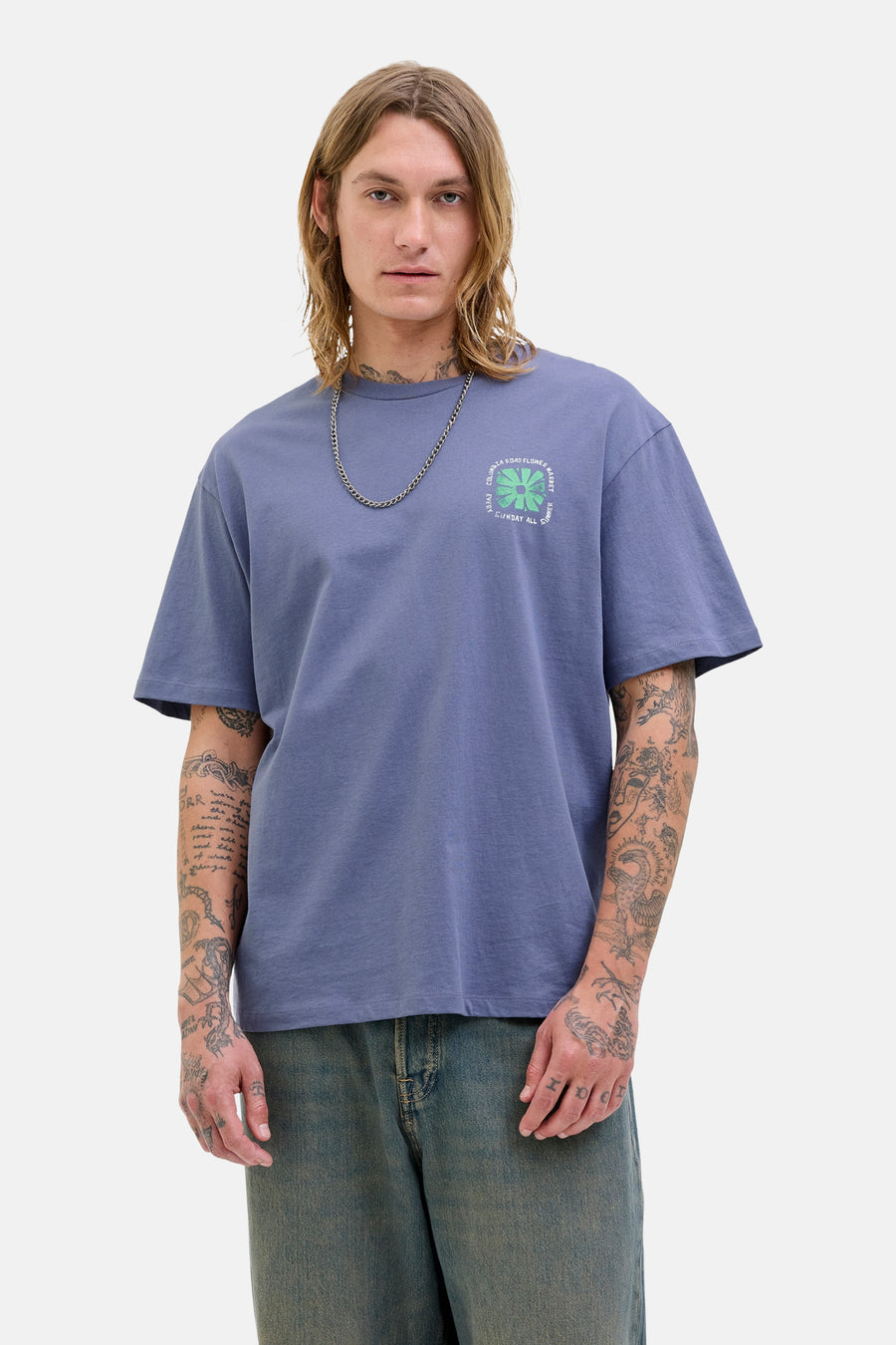 T-shirt à manches courtes - bleu - ORIGINALS BY JACK & JONES - 1