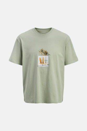 T-shirt à manches courtes - vert - ORIGINALS BY JACK & JONES