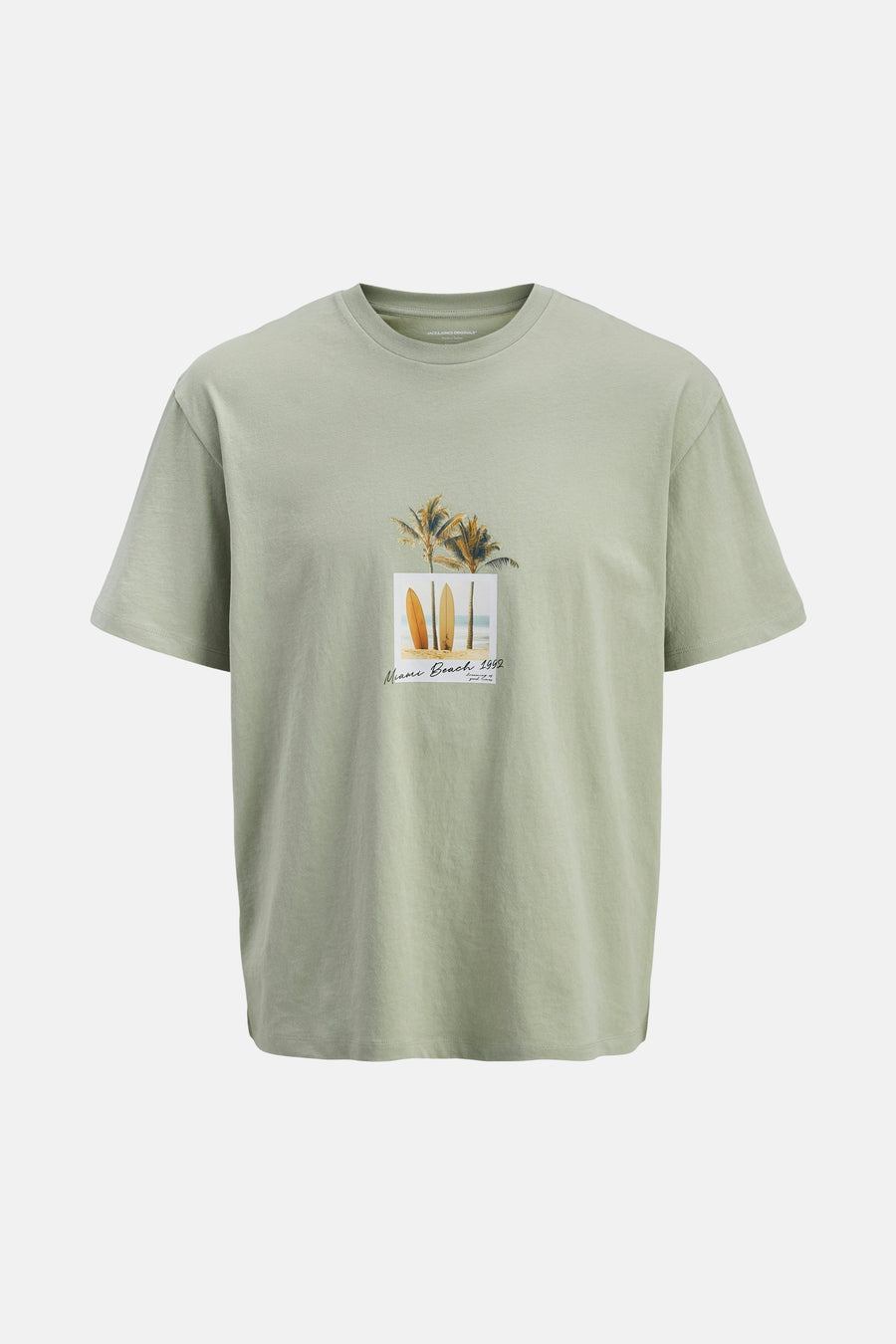 T-shirt à manches courtes - vert - ORIGINALS BY JACK & JONES