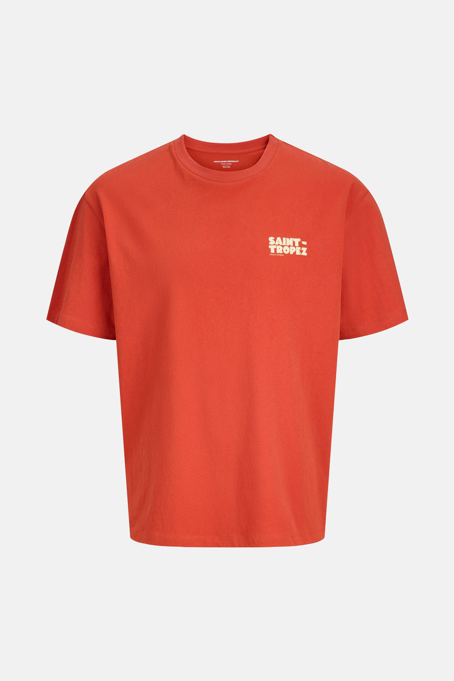 T-shirt à manches courtes - Orange - ORIGINALS BY JACK & JONES
