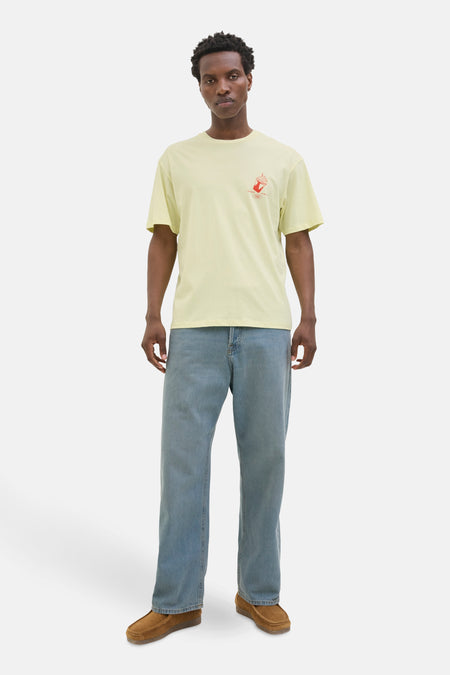 T-shirt (manches courtes) Jaune - ORIGINALS BY JACK & JONES