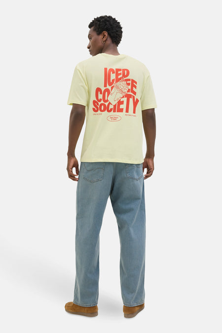 T-shirt (manches courtes) Jaune - ORIGINALS BY JACK & JONES