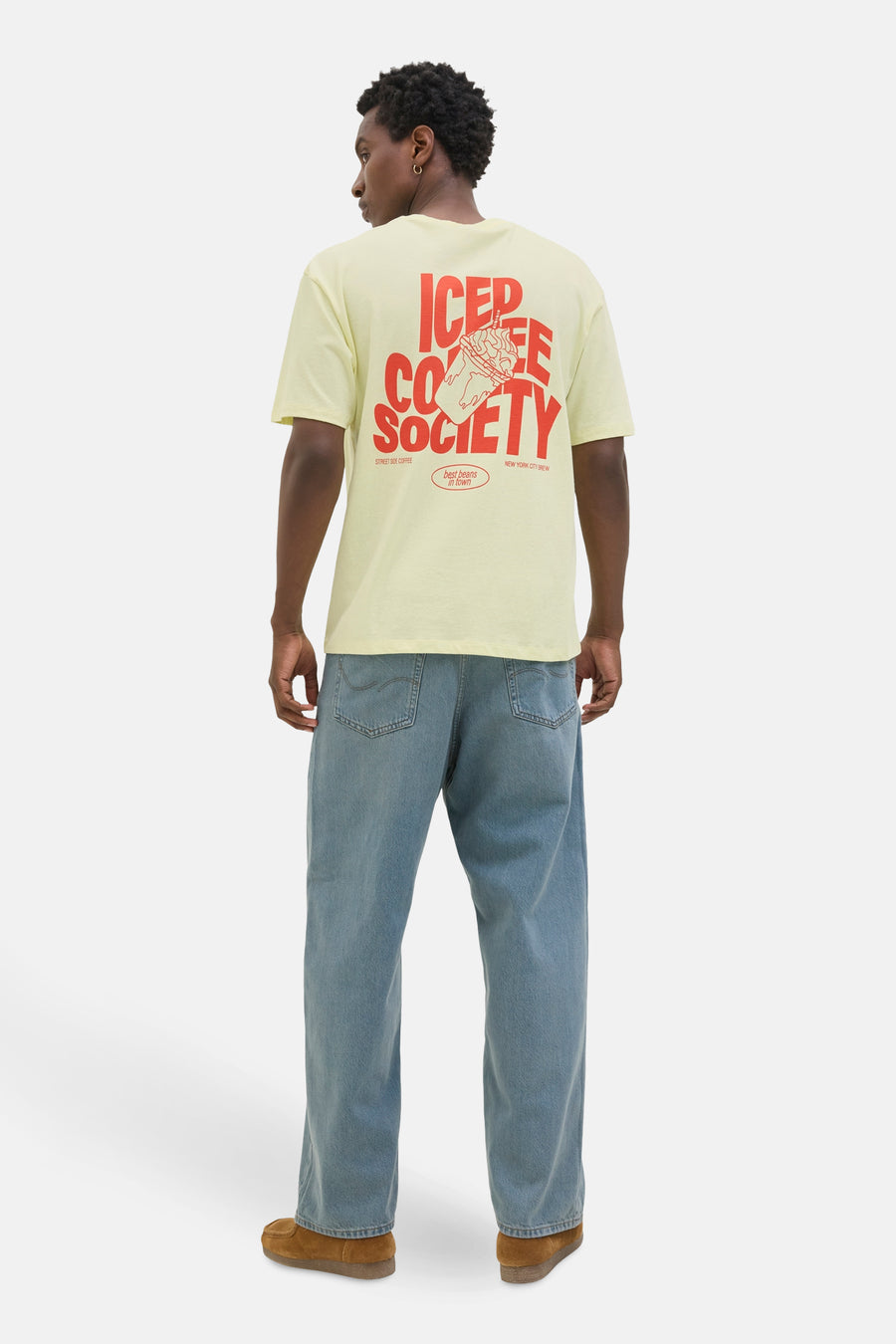 T-shirt à manches courtes - jaune - ORIGINALS BY JACK & JONES - 3