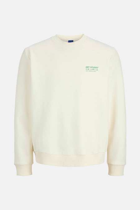 Sweat col O Blanc - ORIGINALS BY JACK & JONES