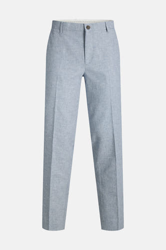 Pantalon de costume bleu de PREMIUM by JACK & JONES, avec une texture subtile et une coupe classique.