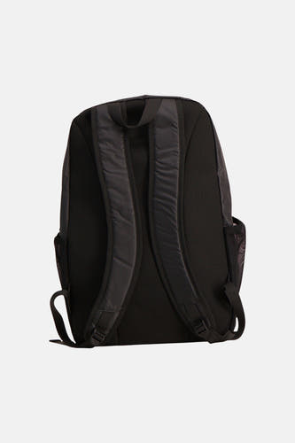 Sac à dos noir de ACCESSORIES BY JACK & JONES, avec bretelles réglables et poches en filet.