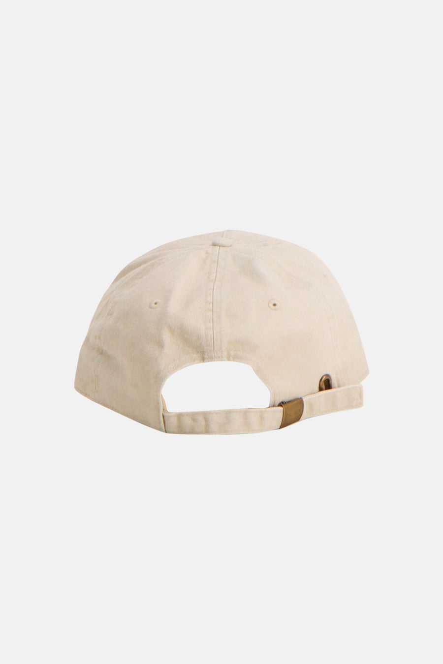 Casquette écru de JACK & JONES avec fermeture à boucle métallique réglable, dos.