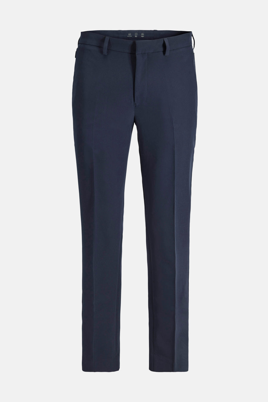 Pantalon de costume bleu de PREMIUM by JACK & JONES, tissu uni avec jambes droites.