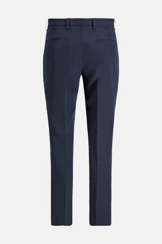 Pantalon de costume bleu de PREMIUM by JACK & JONES, avec passants de ceinture et poches passepoilées à l'arrière.