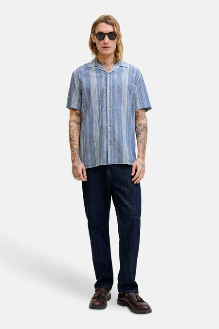Chemise (manches courtes) bleu - PREMIUM BLUE by JACK & JONES