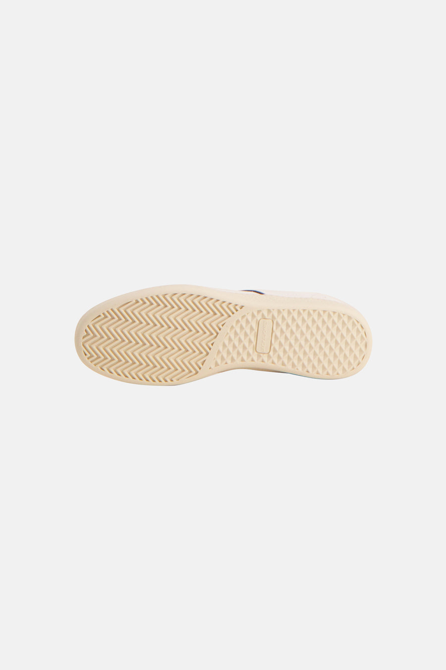 Baskets blanches d'ACCESSORIES BY JACK & JONES, avec un profil en zigzag et en forme de diamant sur la semelle.