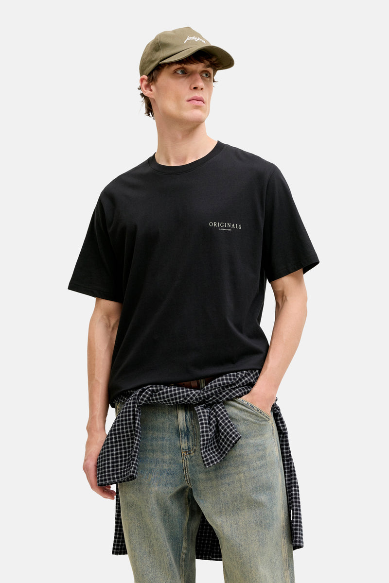 T-shirt (manches courtes) noir - ORIGINALS BY JACK & JONES