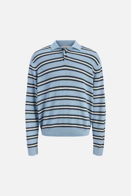 Pull à col rond - bleu