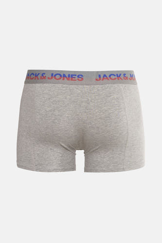 Boxer short gris d'ACCESSORIES BY JACK & JONES, avec une ceinture élastique à logo.