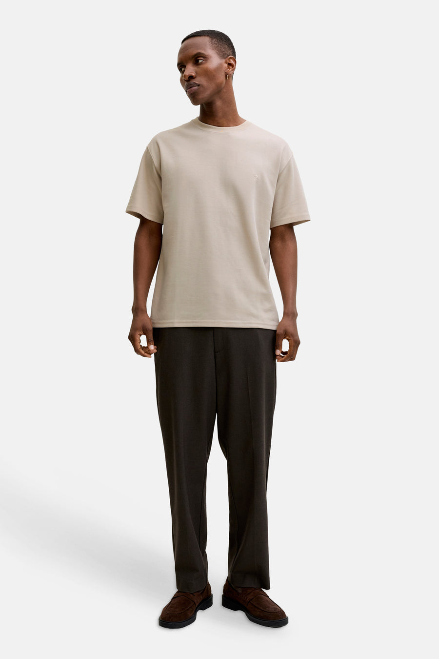 T-shirt (manches courtes) beige - PREMIUM by JACK & JONES