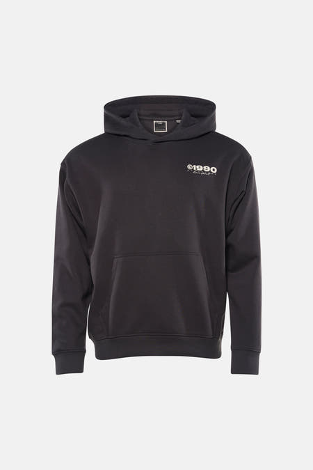 Sweatshirt à capuche gris de CORE by JACK & JONES, avec 'Archive' imprimé au dos.