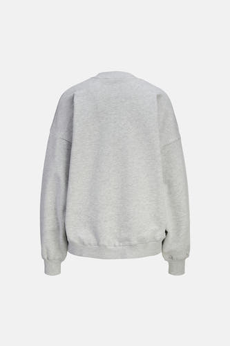 Pull gris de JJXX, vu de dos avec manches longues et col rond.