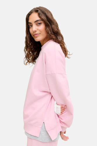 Pull rose à col rond de JJXX, à manches longues et au design uni.