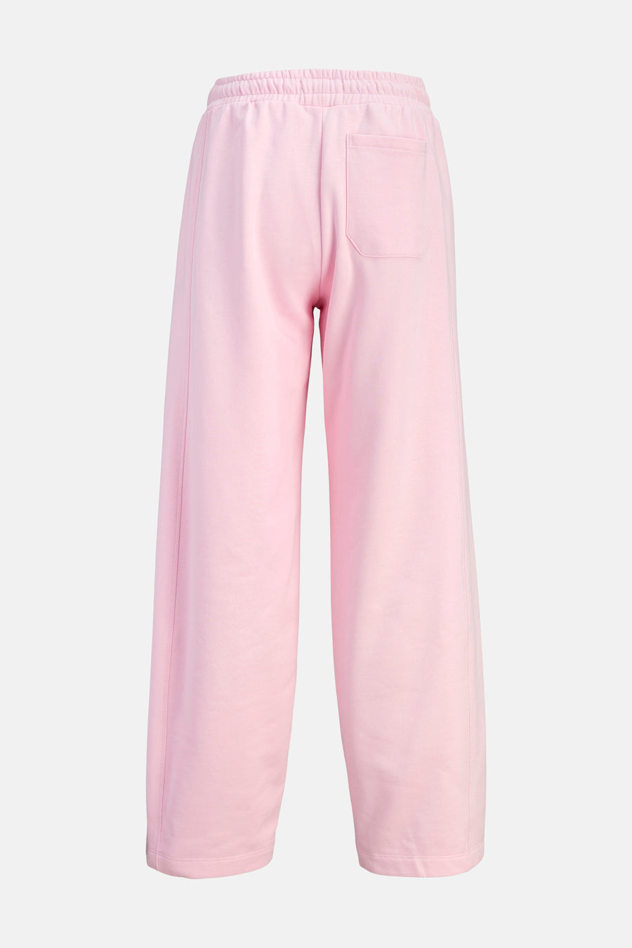 Pantalon de jogging rose de JJXX, avec taille élastique et poche arrière, sur fond isolé.