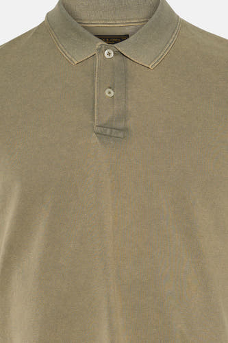 Groene polo met korte mouwen van PREMIUM BLUE by JACK & JONES, met een knoopsluiting en een klassieke kraag.
