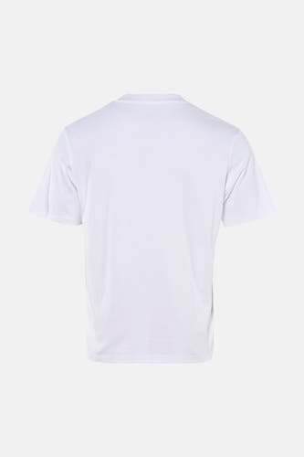 Wit T-shirt met korte mouwen van CORE BY JACK & JONES, gezien van achteren.