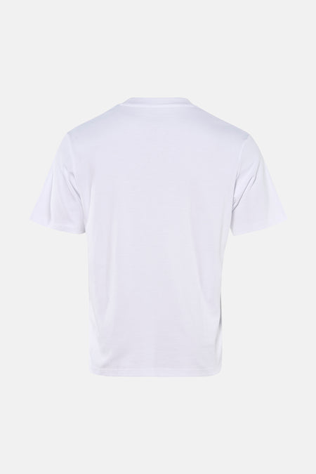 Wit T-shirt met korte mouwen van CORE BY JACK & JONES, gezien van achteren.