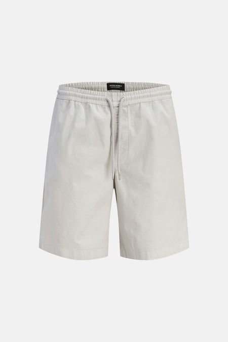 Short beige de JACK & JONES JEANS INTELLIGENCE, avec une taille élastique et une poche arrière.