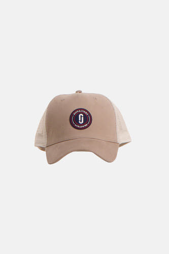 Casquette beige de ACCESSORIES BY JACK & JONES, avec fermeture réglable à l'arrière.