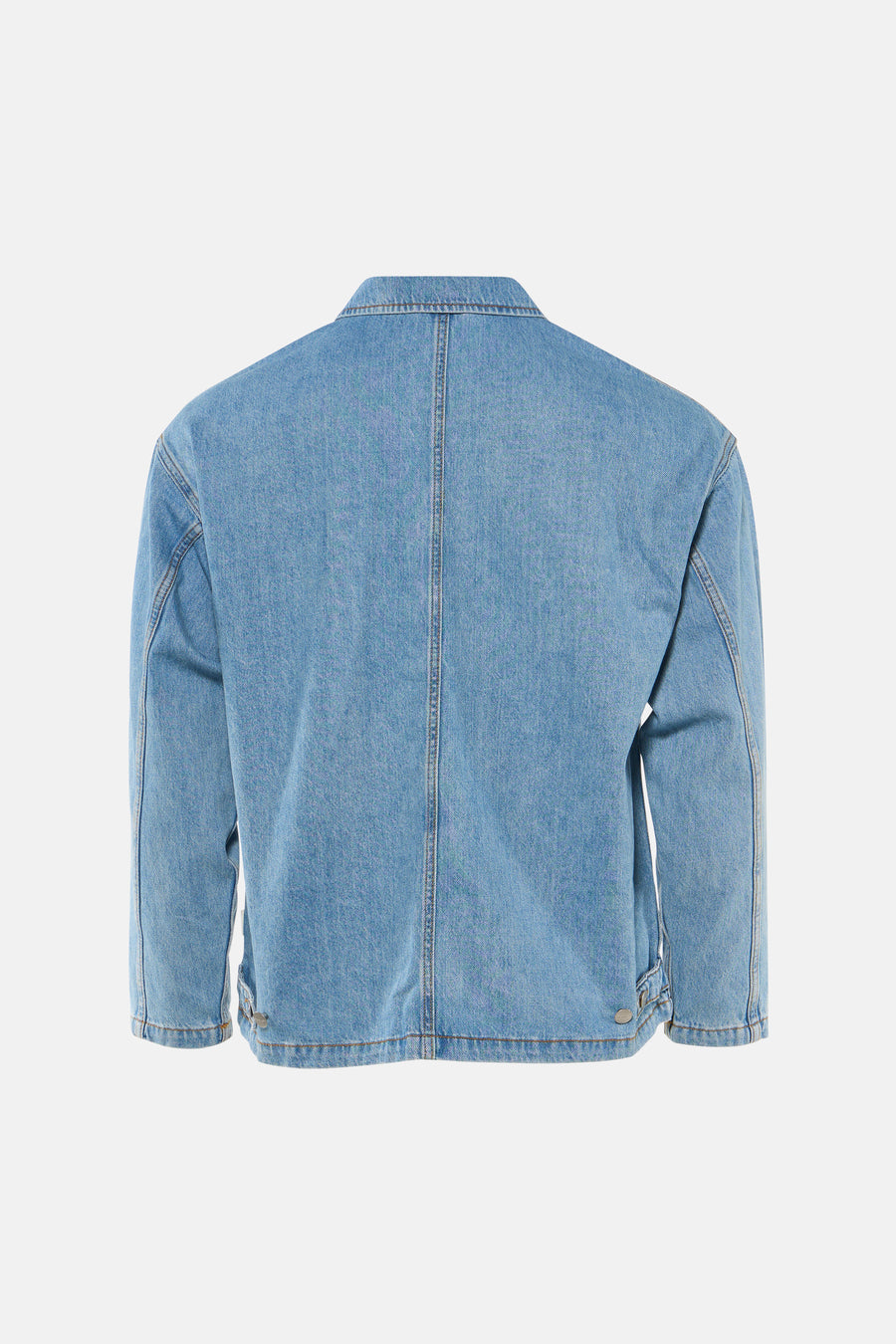 Jeansjas van lichtblauw denim van ORIGINALS BY JACK & JONES, met lange mouwen en een knoopsluiting aan de achterkant.