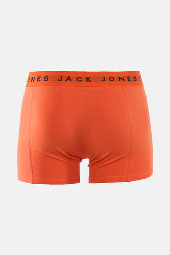 Oranje boxershort van ACCESSORIES BY JACK & JONES, met een elastische tailleband met logo.