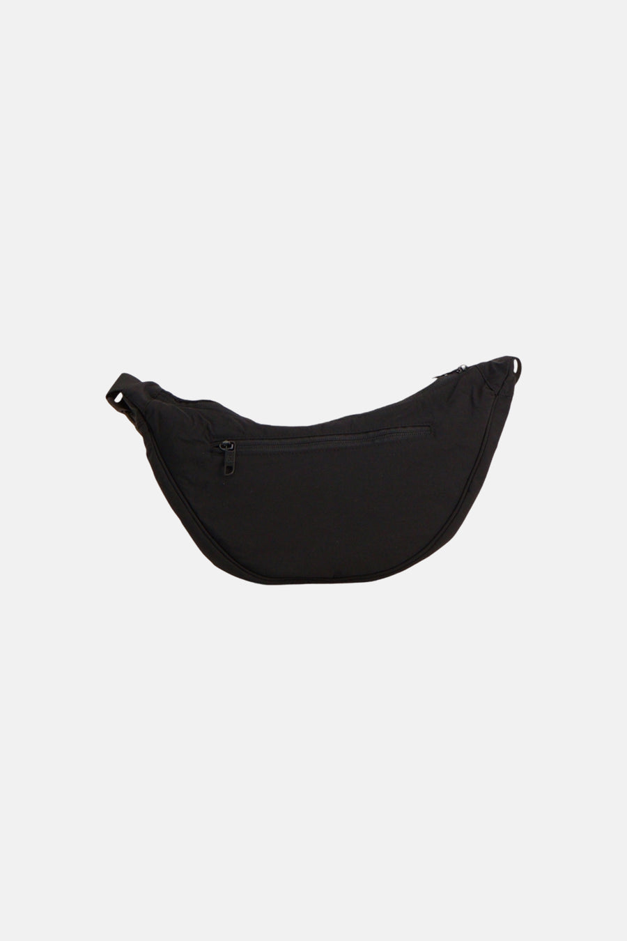 Sac à bandoulière noir incurvé de ACCESSORIES BY JACK & JONES avec poche arrière zippée.