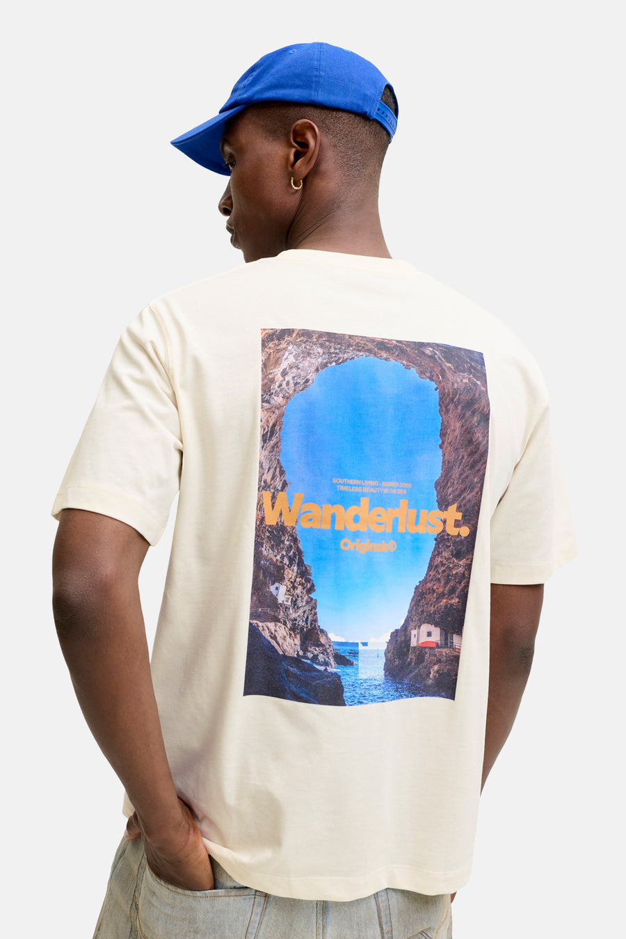 T-shirt (manches courtes) beige - ORIGINALS BY JACK & JONES