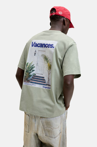 T-shirt (manches courtes) vert - ORIGINALS BY JACK & JONES