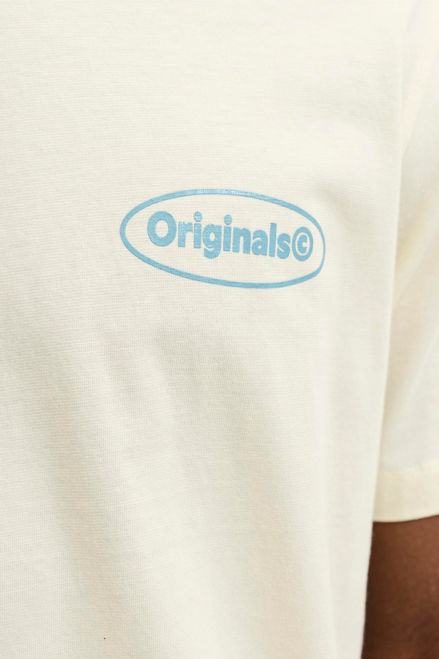 T-shirt (manches courtes) beige - ORIGINALS BY JACK & JONES