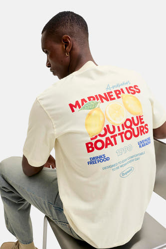 T-shirt (manches courtes) beige - ORIGINALS BY JACK & JONES