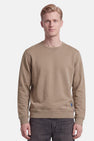 Sweat col O - taupe