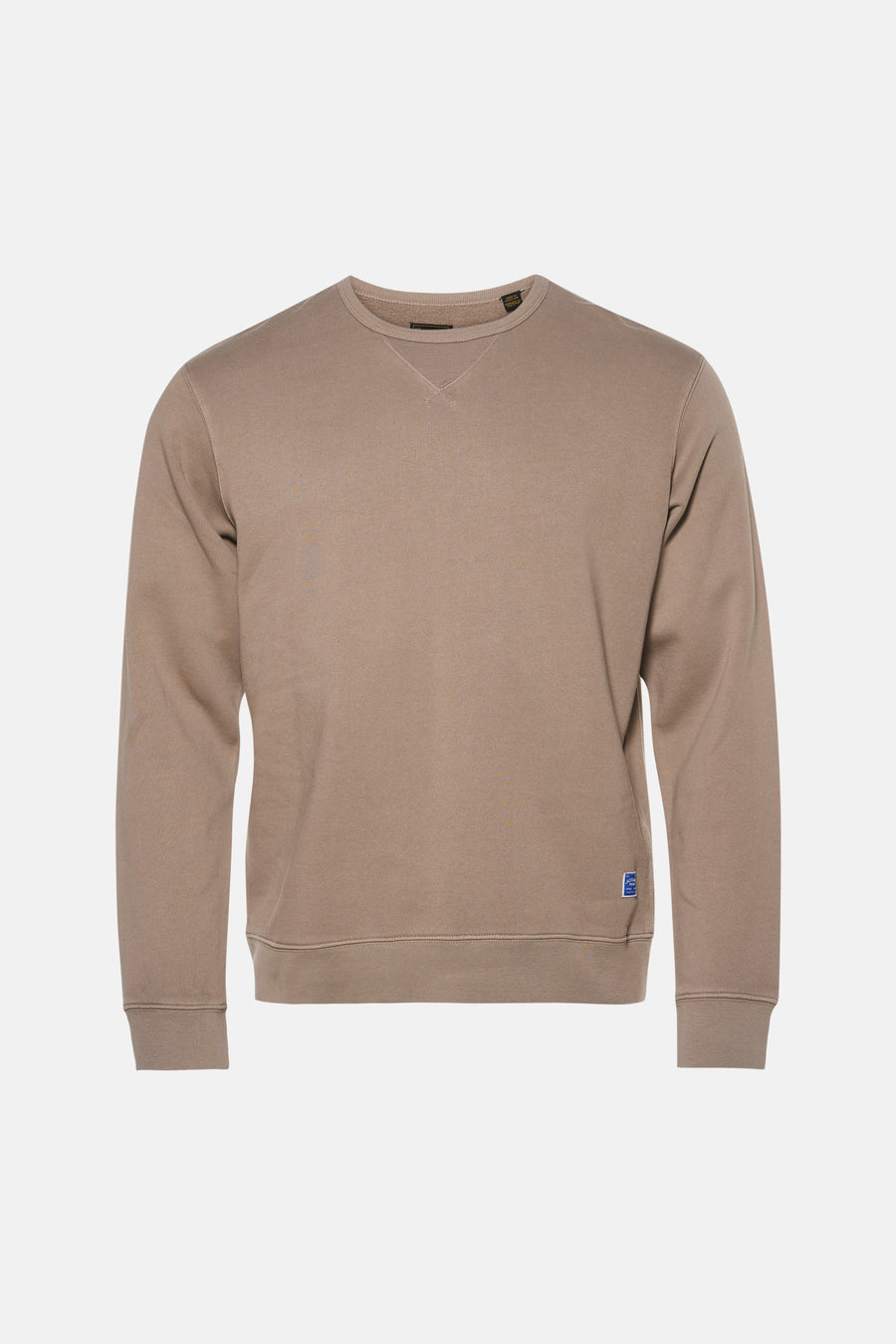 Sweat col O - taupe