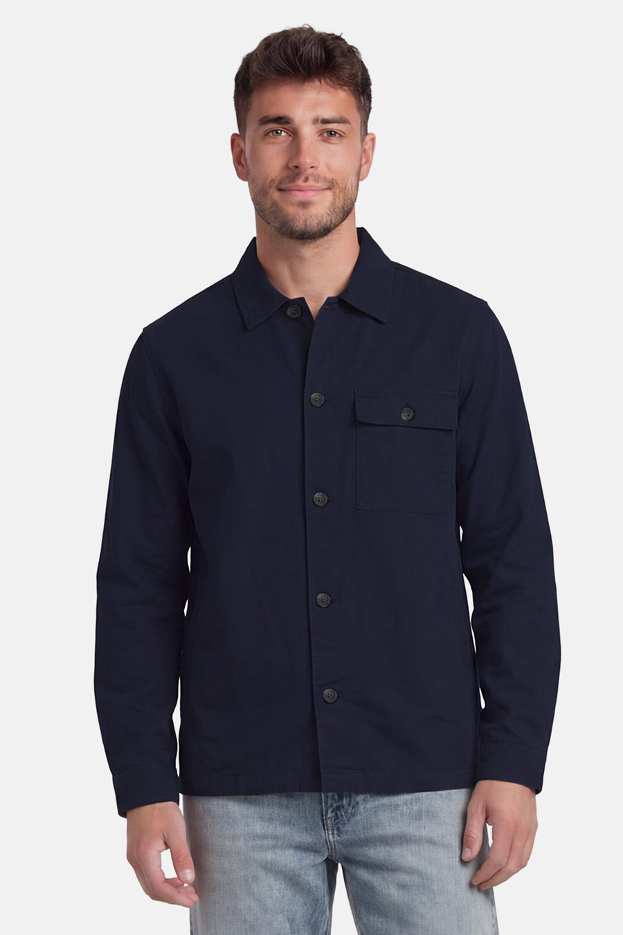 Chemise à manches longues - bleu