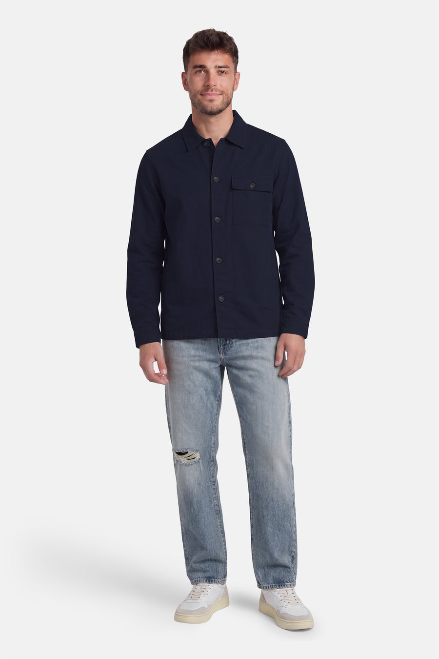 Chemise à manches longues - bleu