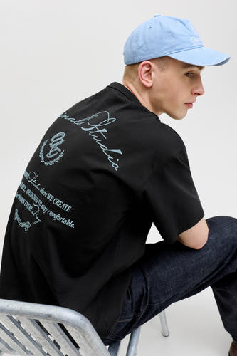 T-shirt (manches courtes) noir - CORE BY JACK & JONES