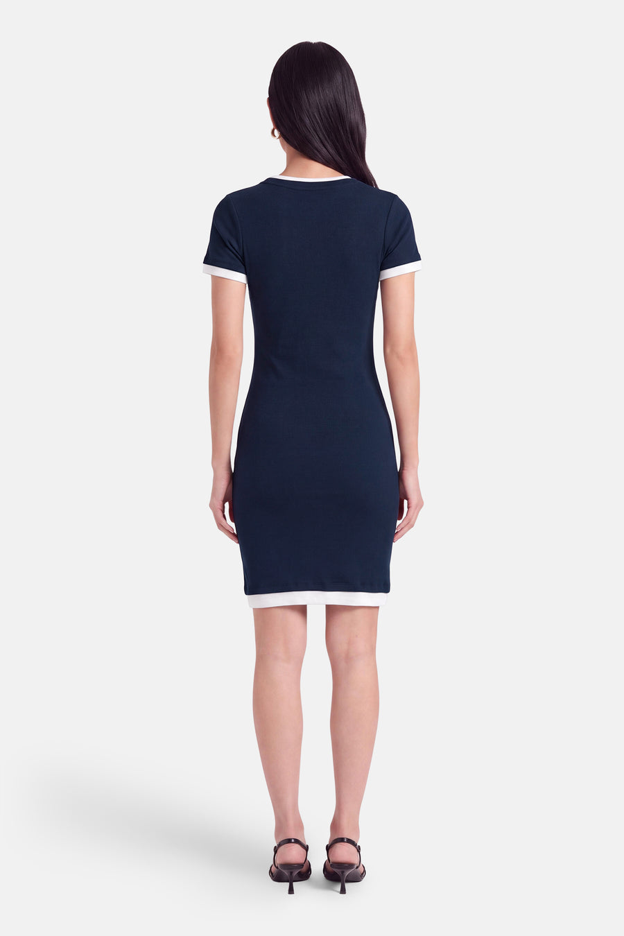 Robe à manches courtes - bleu