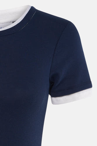 Robe à manches courtes - bleu
